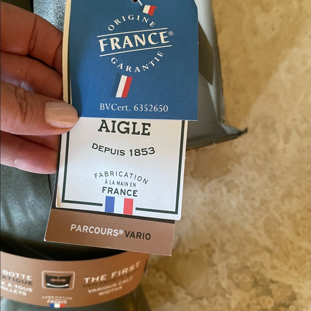 Aigle Olive Green Winter & Rain Boots - Picture 10 of 14